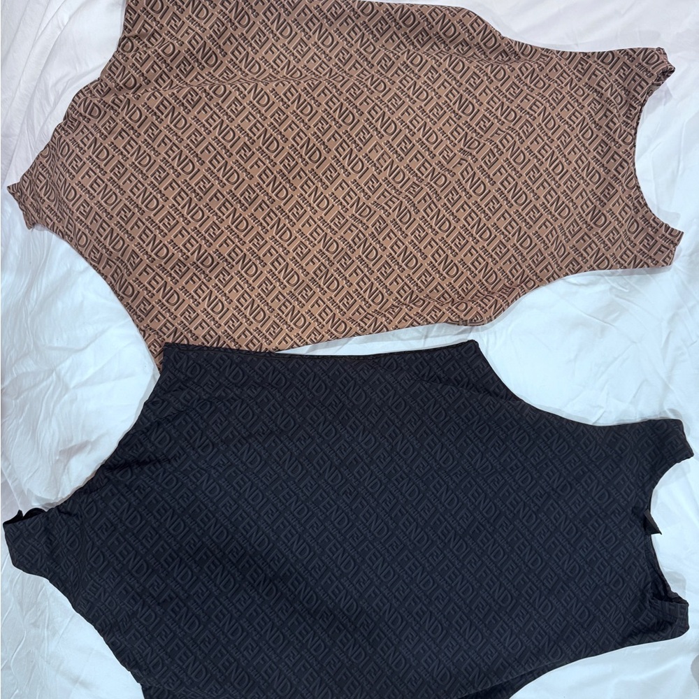Fendi x Skims Bodysuits Brown AND Black